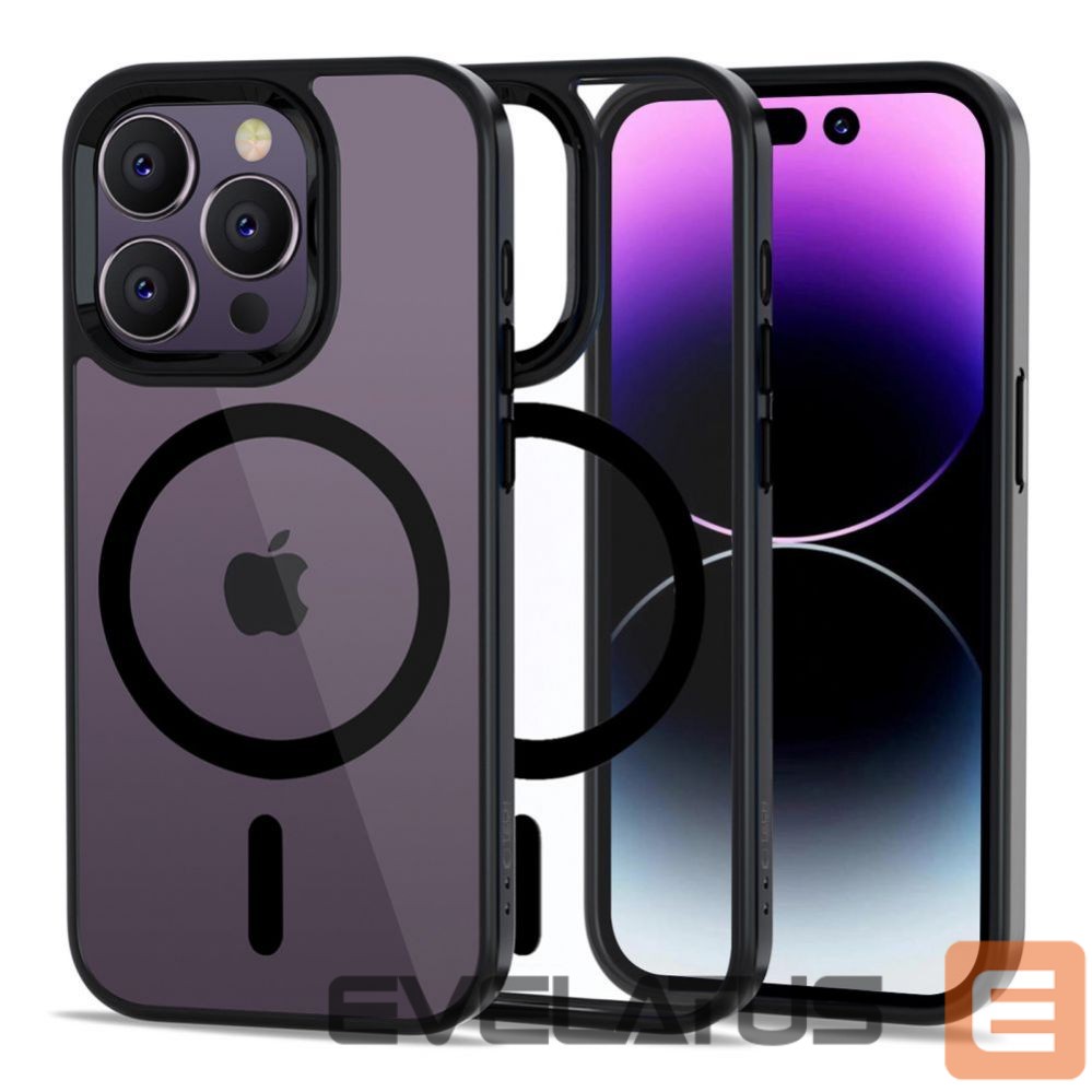 Nugarėlės dėklai Tech-Protect Transparent || Black