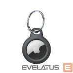Nugarėlės dėklai Tech-Protect  Tech-Protect Rough Case for Apple AirTag with Ring - Black 