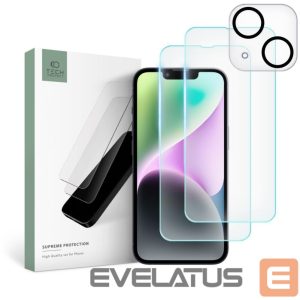 Apsauginiai stiklai Tech-Protect  Tech-Protect Supreme Set for iPhone 14 2x tempered glass for display / tempered glass for camera 