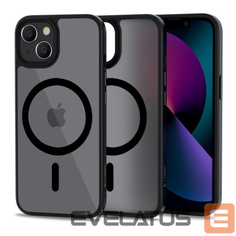 Nugarėlės dėklai Tech-Protect Black || Semi-transparent