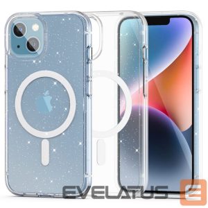 Nugarėlės dėklai Tech-Protect  Tech-Protect FlexAir Hybrid MagSafe iPhone 13/14 Case - Clear Glitter 