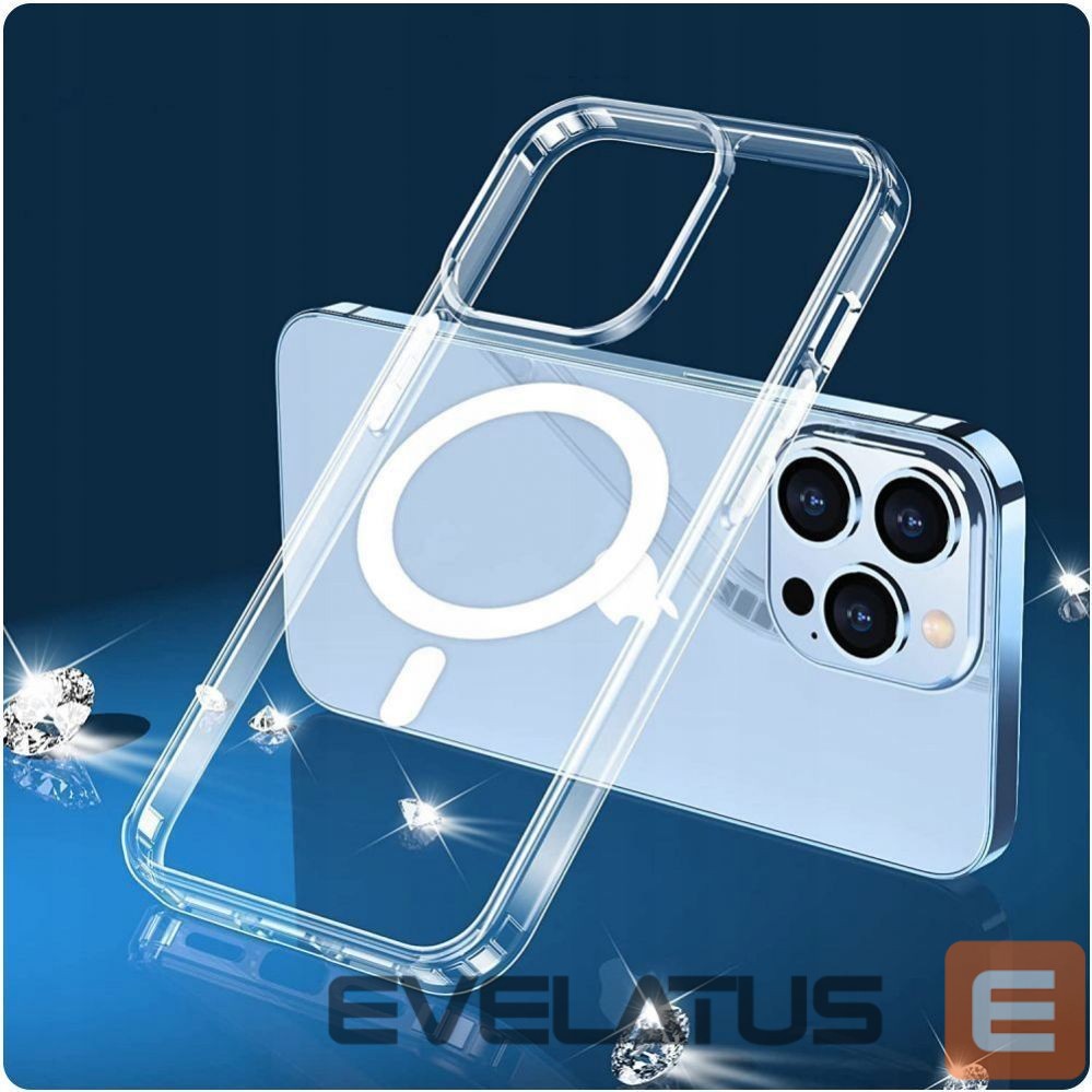 Nugarėlės dėklai Tech-Protect Tech-Protect FlexAir Hybrid MagSafe Case for Samsung Galaxy S23 - Clear