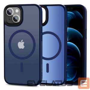 Nugarėlės dėklai Tech-Protect  Tech-Protect MagMat MagSafe iPhone 13 Case - Matte Navy Blue 