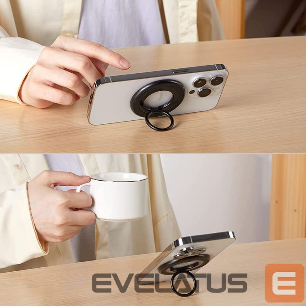 Automatinis laikiklis Tech-Protect Tech-Protect MMR100 Magnetic Phone Holder/Ring with MagSafe - Gray