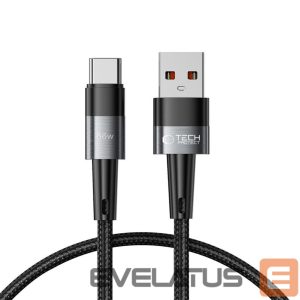 Kabelis Tech-Protect  Tech-Protect UltraBoost USB-C / USB-A Cable 66W 6A 0.25m - Gray 