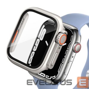 Nugarėlės dėklai Tech-Protect  Tech-Protect Defense360 case for Apple Watch 7 / 8 / 9 (45 mm) - titanium orange 