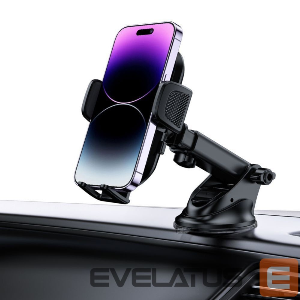 Adapteriai Tech-Protect Tech-Protect V6 Car Phone Holder for Cockpit/Air Vent - Black