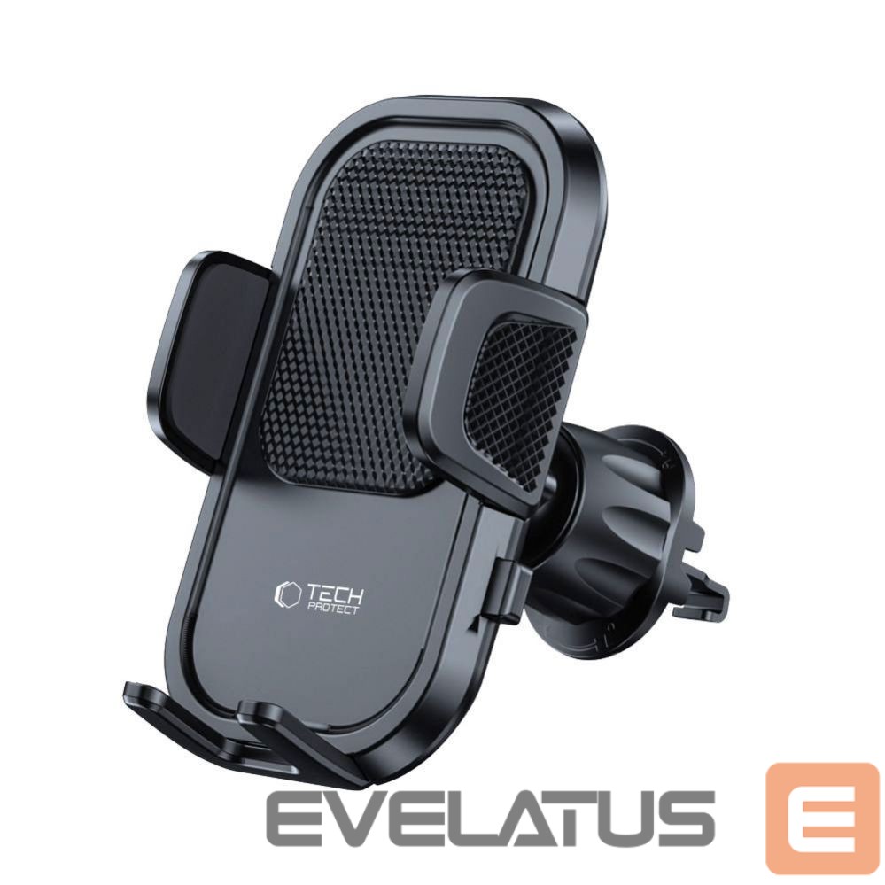 Adapteriai Tech-Protect Tech-Protect V6 Car Phone Holder for Cockpit/Air Vent - Black