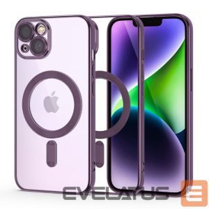 Nugarėlės dėklai Tech-Protect  Tech-Protect MagShine Line MagSafe iPhone 14 Case - Purple 