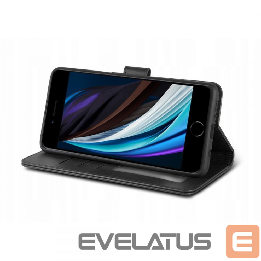 Nugarėlės dėklai Tech-Protect Tech-Protect Wallet MagSafe case for iPhone 12 / 12 Pro - black