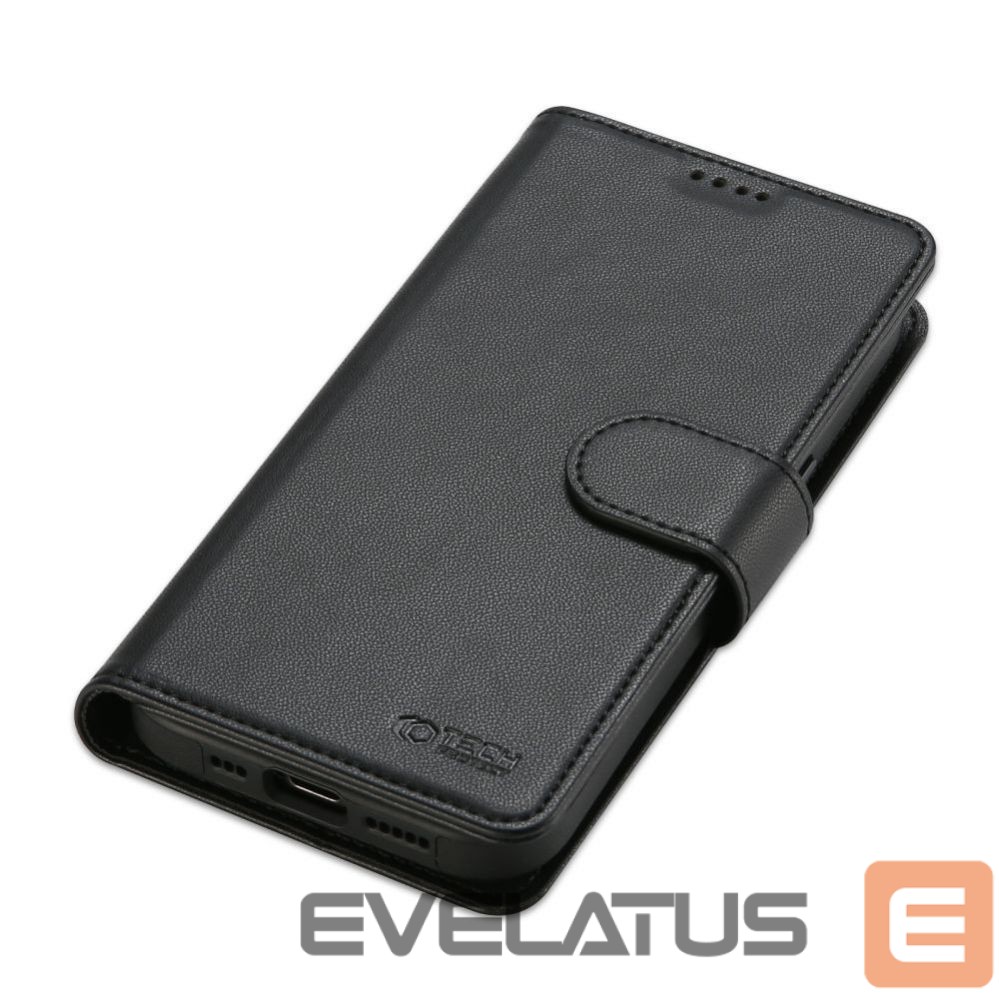 Nugarėlės dėklai Tech-Protect Tech-Protect Wallet MagSafe case for iPhone 12 / 12 Pro - black