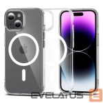 Nugarėlės dėklai Tech-Protect  Tech-Protect FlexAir Hybrid MagSafe iPhone 15 Case - Clear 