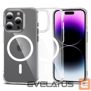 Nugarėlės dėklai Tech-Protect  Tech-Protect FlexAir Hybrid MagSafe Case for iPhone 15 Pro - Clear 