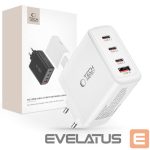 Adapteriai Tech-Protect  Tech-Protect NC100W-GAN charger GaN 3x USB-C PD 100W / USB-A QC 3.0 - white 