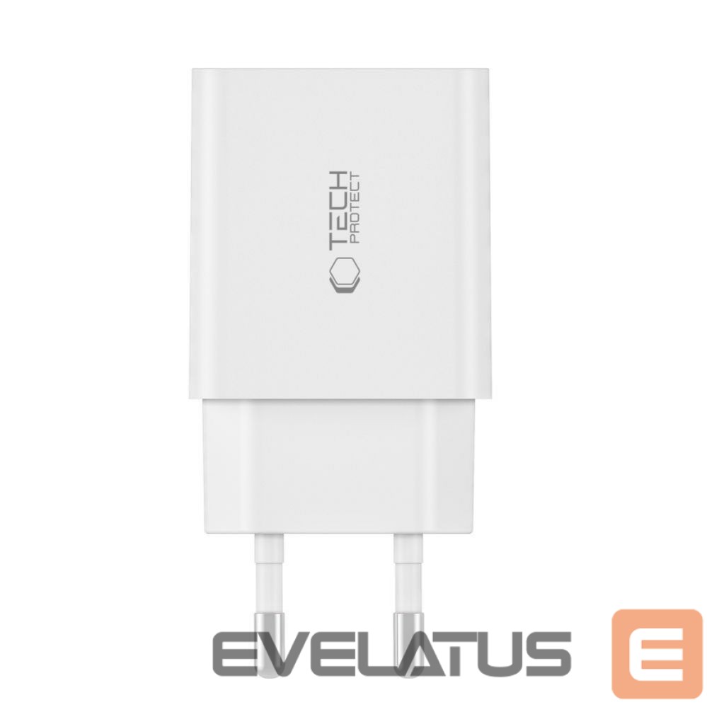 Adapteriai Tech-Protect Tech-Protect C35W charger 2x USB-C PD 35W - white