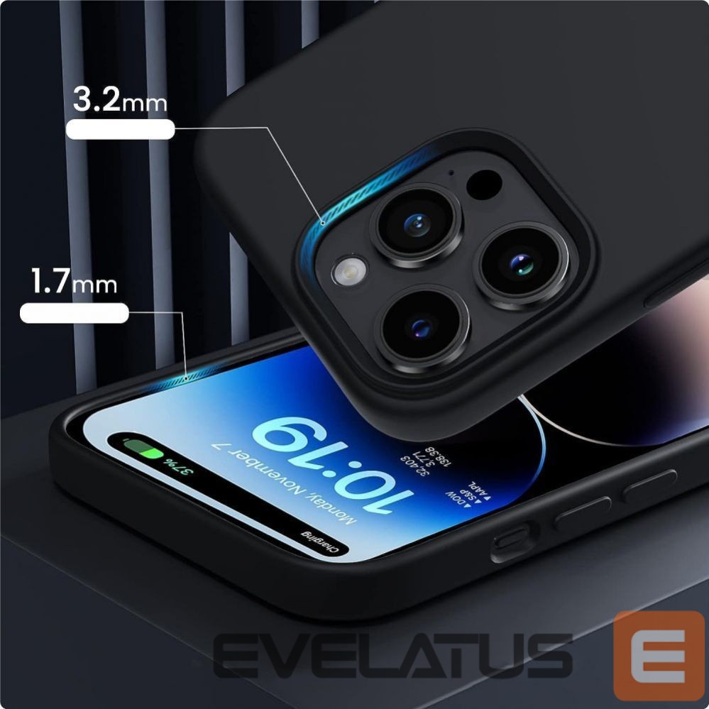 Nugarėlės dėklai Tech-Protect Black