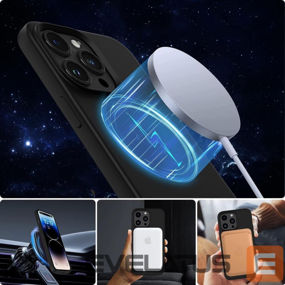 Nugarėlės dėklai Tech-Protect Black