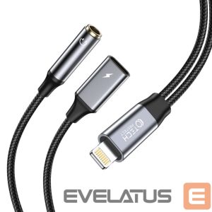 Kabelis Tech-Protect  Lightning (male) || Lightning (female) || mini jack 3.5 mm (female) 