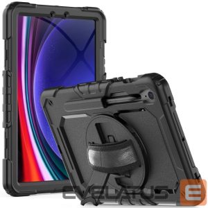Nugarėlės dėklai Tech-Protect  Tech-Protect Solid360 Case for Samsung Galaxy Tab S9 FE 10.9" X510 / X516B - Black 