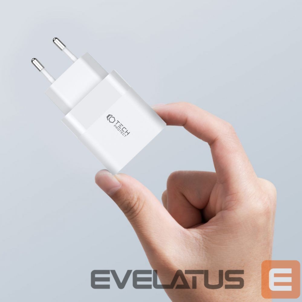 Adapteriai Tech-Protect Black \ USB-C (female) \ without cable