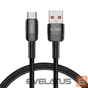 Kabelis Tech-Protect  Tech-Protect UltraBoost Evo USB-C / USB-A cable 100W 5A 1m - black 