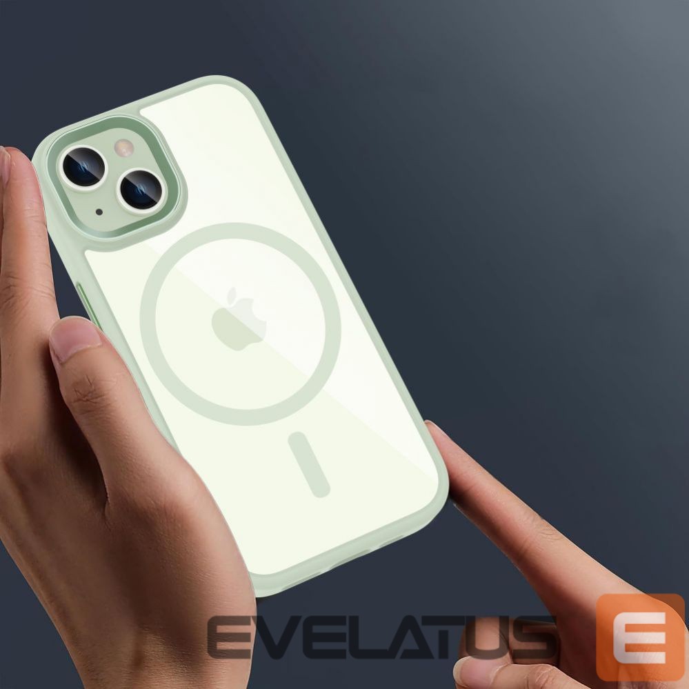 Nugarėlės dėklai Tech-Protect Transparent || Green
