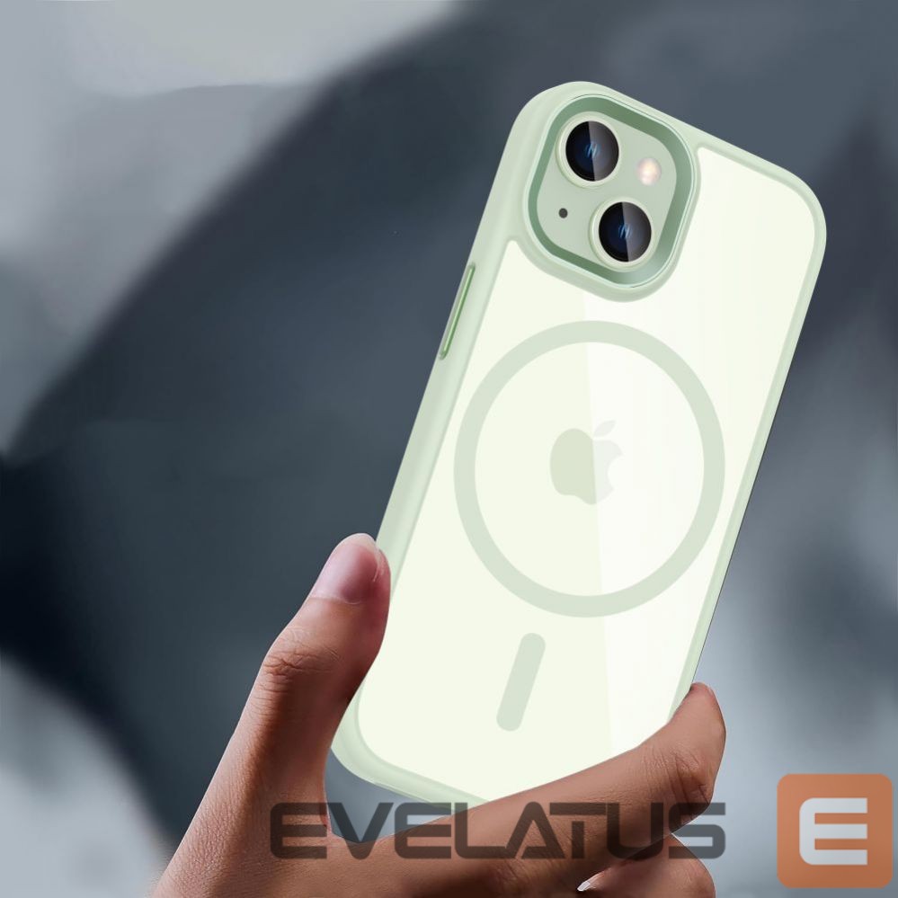 Nugarėlės dėklai Tech-Protect Transparent || Green