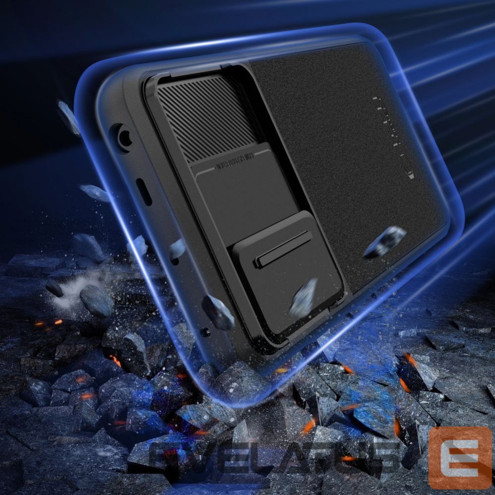 Nugarėlės dėklai Tech-Protect Tech-Protect Velar Cam+ Case for Xiaomi Redmi Note 13 Pro 5G / Poco X6 5G - Black