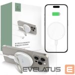 Adapteriai Tech-Protect  Tech-Protect QI15W-A33 Inductive Charger with MagSafe and Stand with USB-A / USB-C Cable - White 