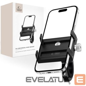 Automatinis laikiklis Tech-Protect  Tech-Protect V4 Bike Handlebar Phone Holder - Black 