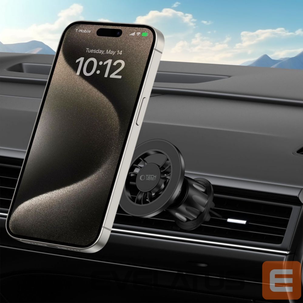 Automatinis laikiklis Tech-Protect Tech-Protect N56 Magnetic Car Phone Holder with MagSafe for Air Vent - Black