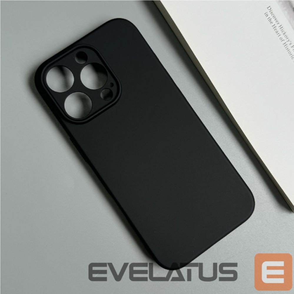 Nugarėlės dėklai Hurtel Soft Case for iPhone 16 Pro - black