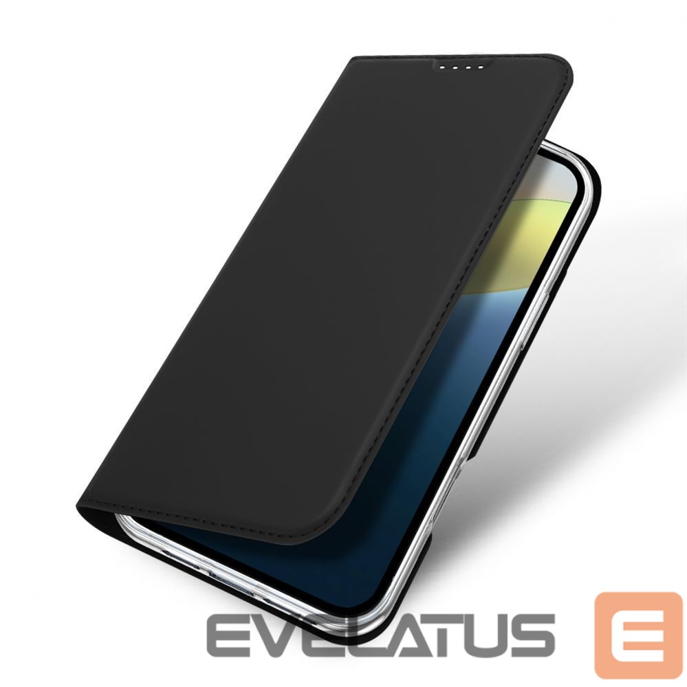 Nugarėlės dėklai Dux Ducis Dux Ducis Skin Pro iPhone 16 Plus Case with Flip and Card Slot - Black