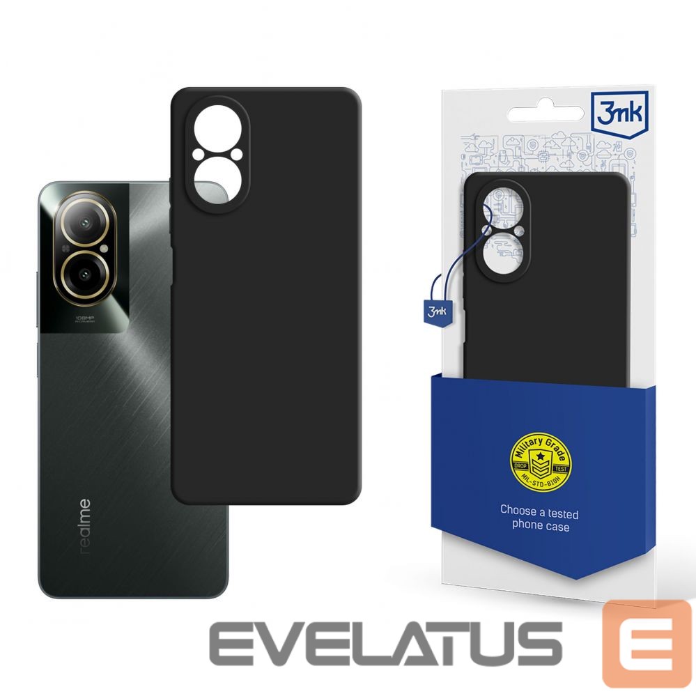 Nugarėlės dėklai 3MK 3mk Matt Case for Realme C67 - black
