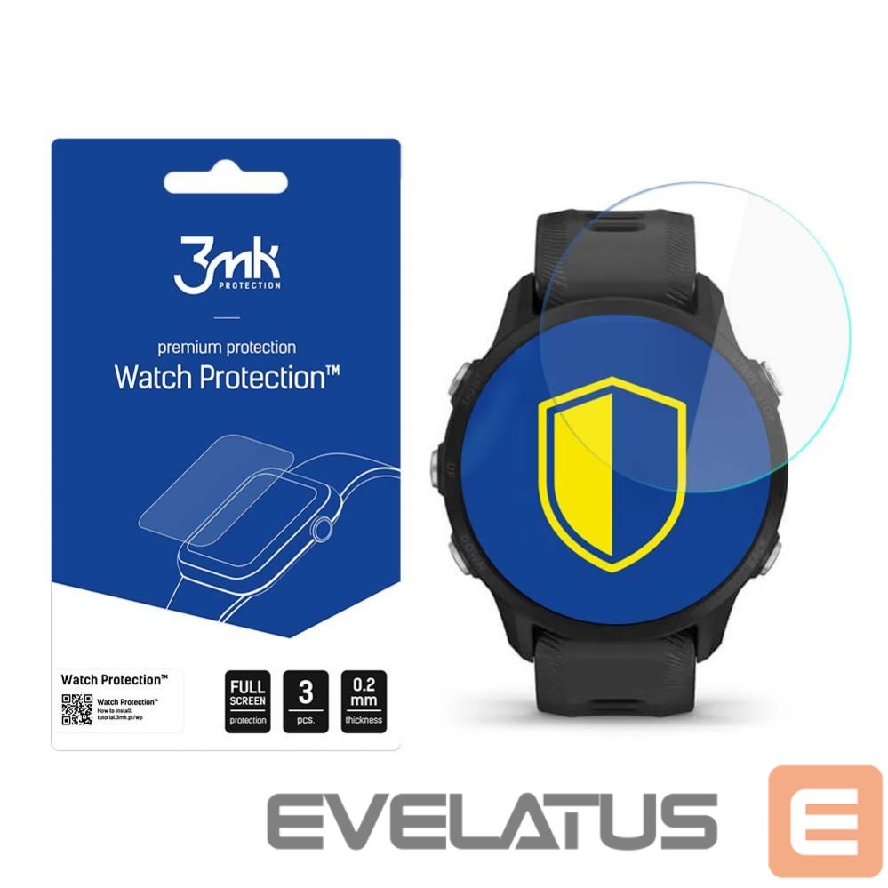 Apsauginiai stiklai 3MK 3mk Watch Protection v. FlexibleGlass hybrid glass on Garmin Forerunner 955