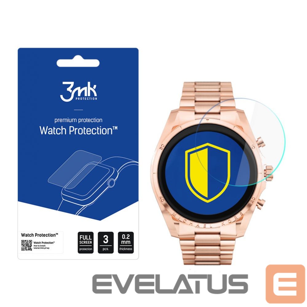 Apsauginiai stiklai 3MK 3mk Watch Protection v. FlexibleGlass Hybrid Glass on Michael Kors Gen 6 Bradshaw