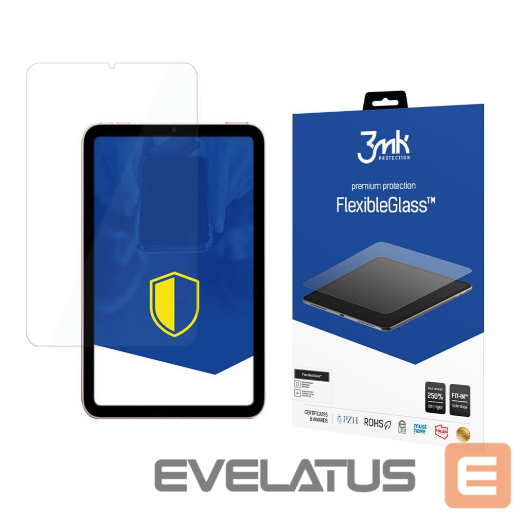 Apsauginiai stiklai 3MK 3mk FlexibleGlass hybrid glass for iPad mini 8.3" 2021 (6th generation)