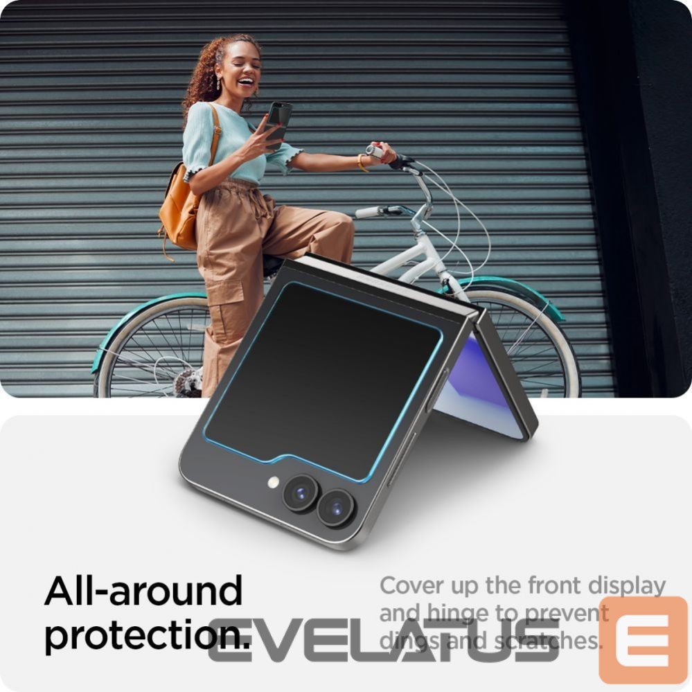 Apsauginiai stiklai Spigen Spigen Glas.tR EZ Fit Tempered Glass for Samsung Galaxy Z Flip 6 - 2 pcs.