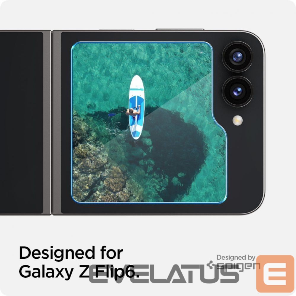Apsauginiai stiklai Spigen Spigen Glas.tR EZ Fit Tempered Glass for Samsung Galaxy Z Flip 6 - 2 pcs.