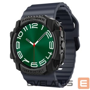 Nugarėlės dėklai Spigen  Spigen Rugged Armor Case for Samsung Galaxy Watch Ultra (47mm) - Matte Black 