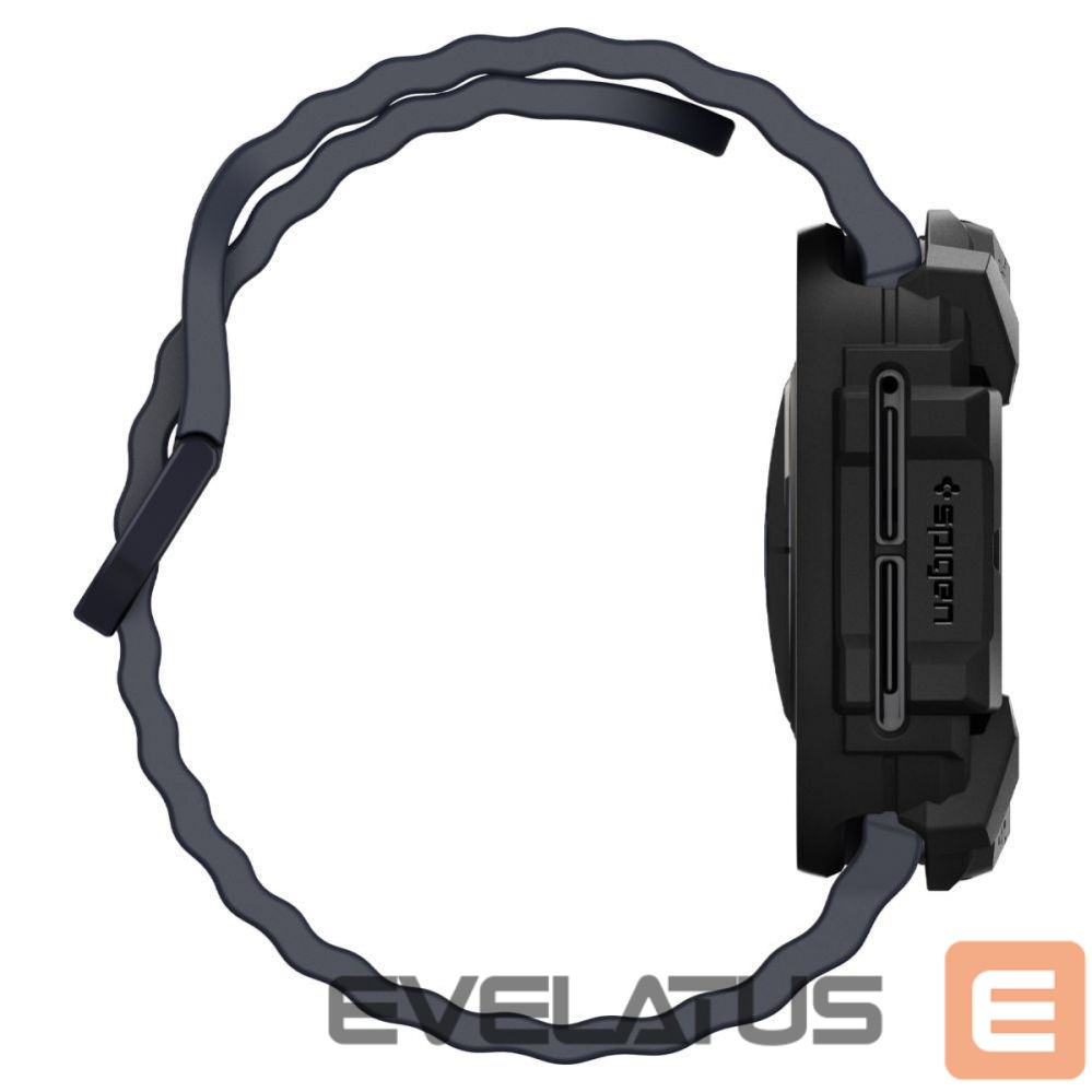 Nugarėlės dėklai Spigen Spigen Rugged Armor Case for Samsung Galaxy Watch Ultra (47mm) - Matte Black