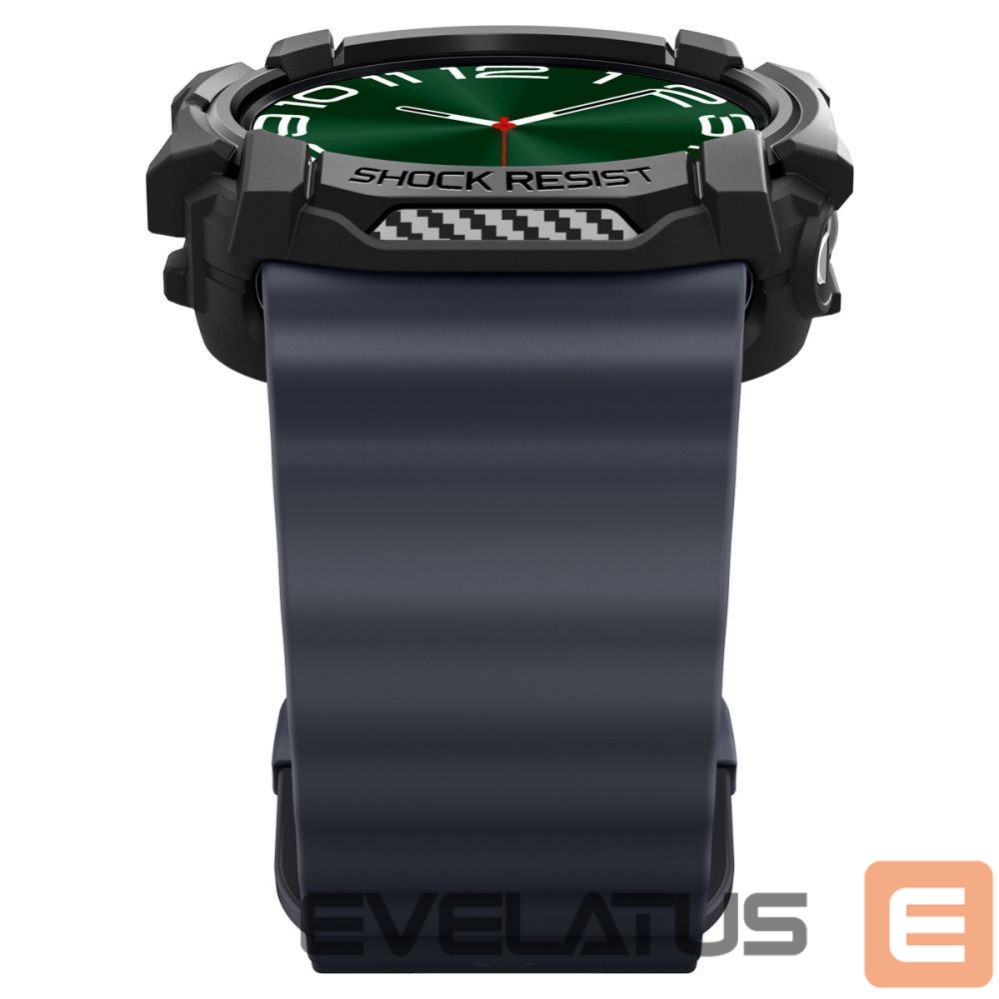 Nugarėlės dėklai Spigen Spigen Rugged Armor Case for Samsung Galaxy Watch Ultra (47mm) - Matte Black
