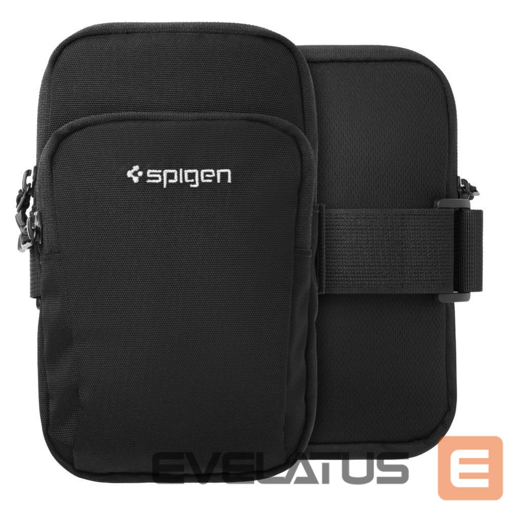 Nugarėlės dėklai Spigen Spigen Dynamic Shield A702 Armband - Black