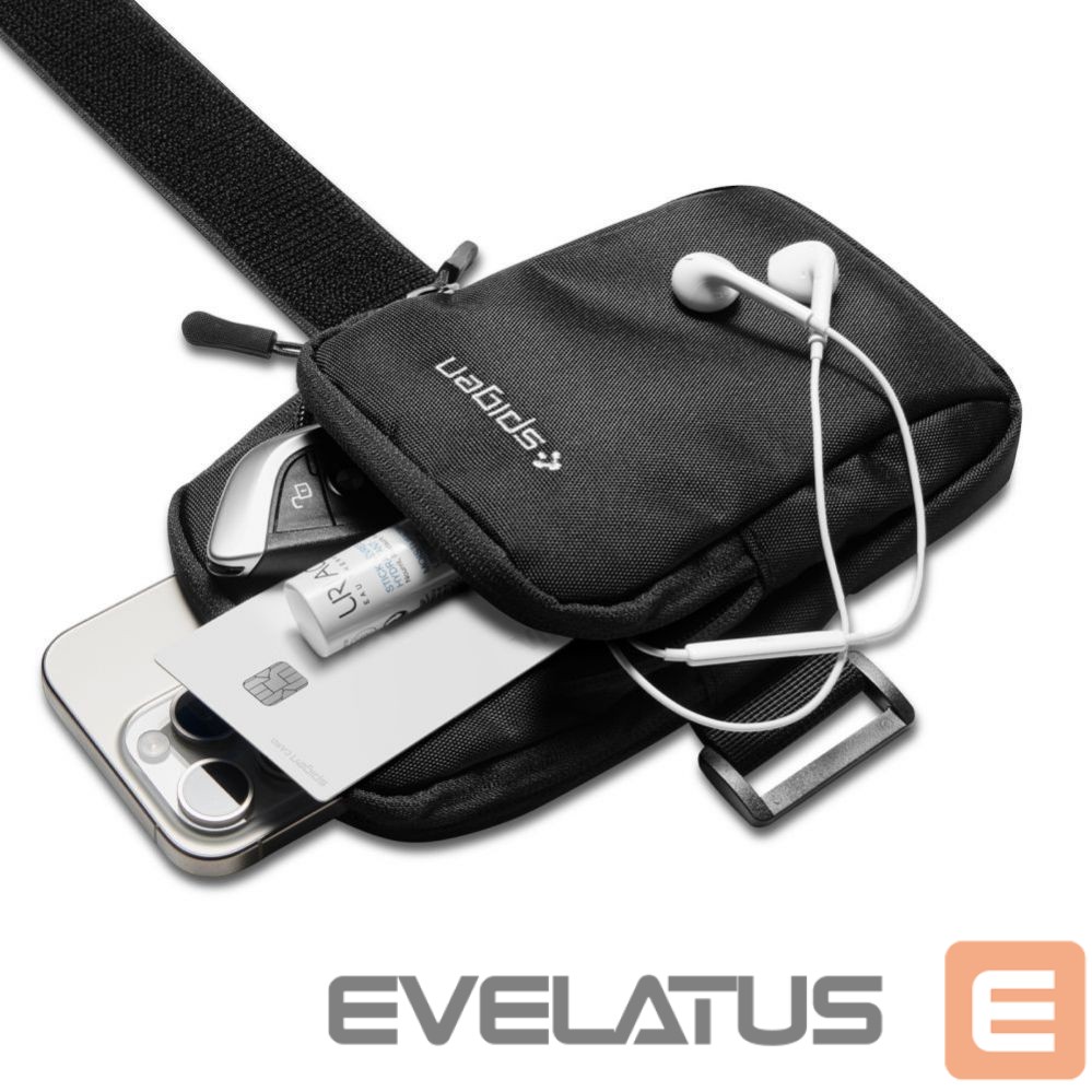 Nugarėlės dėklai Spigen Spigen Dynamic Shield A702 Armband - Black