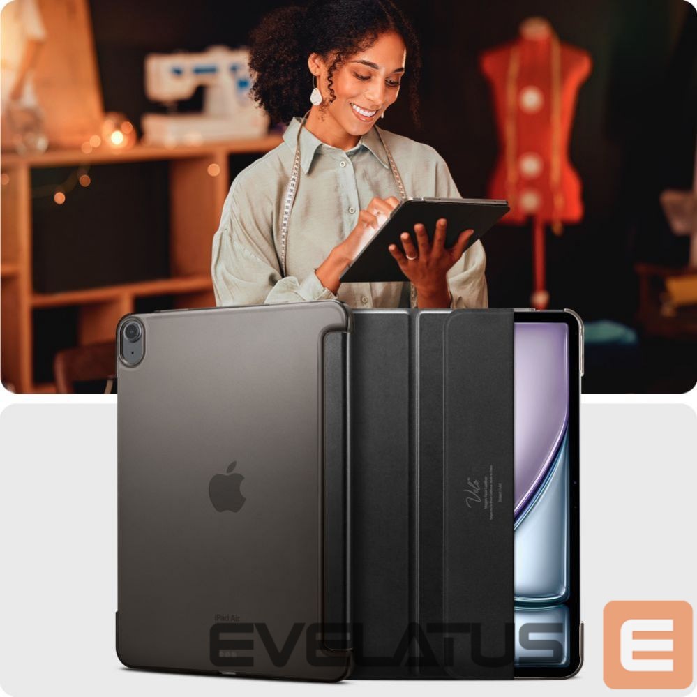 Nugarėlės dėklai Spigen Spigen Smart Fold Case for iPad Air 13" 2024 - Black