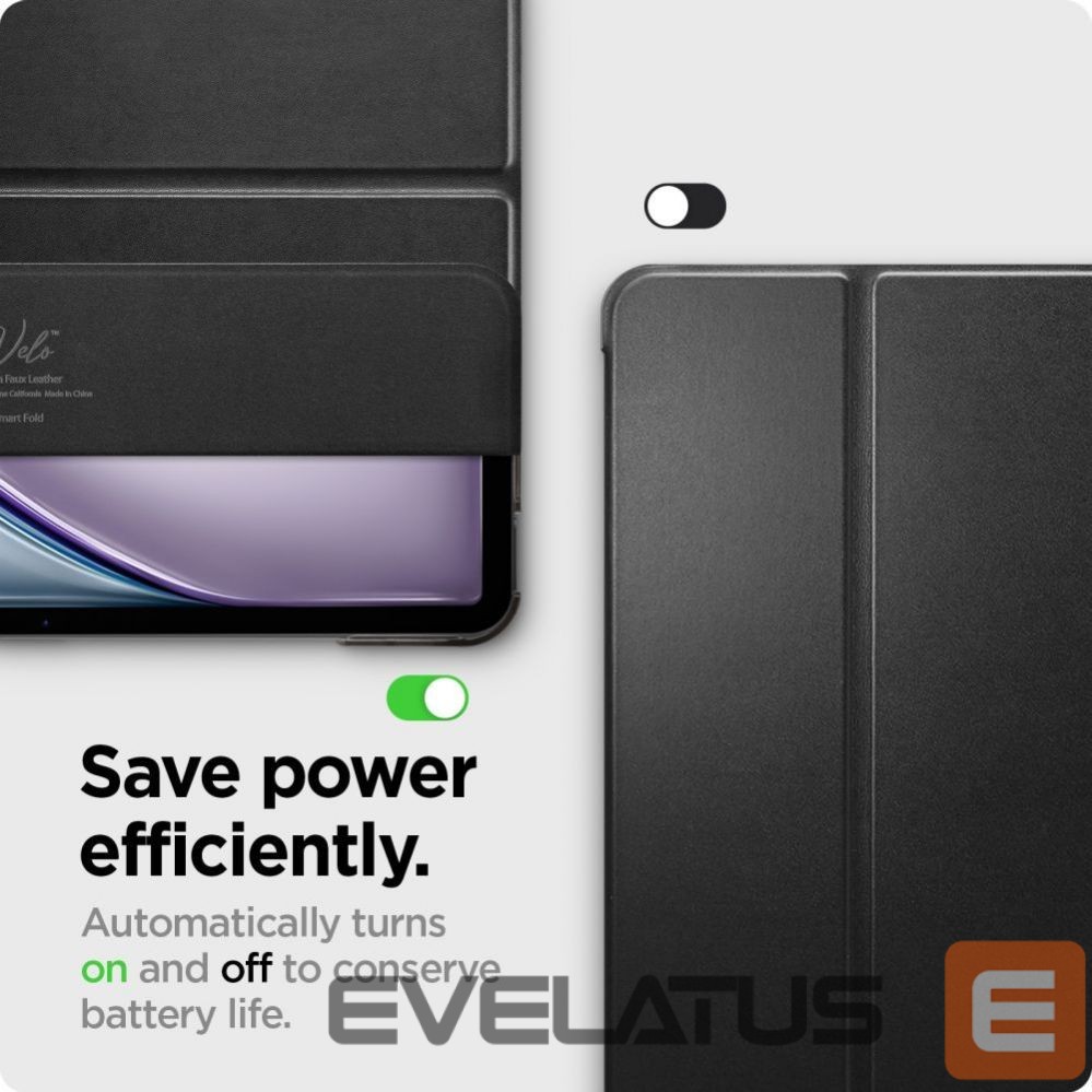 Nugarėlės dėklai Spigen Spigen Smart Fold Case for iPad Air 13" 2024 - Black