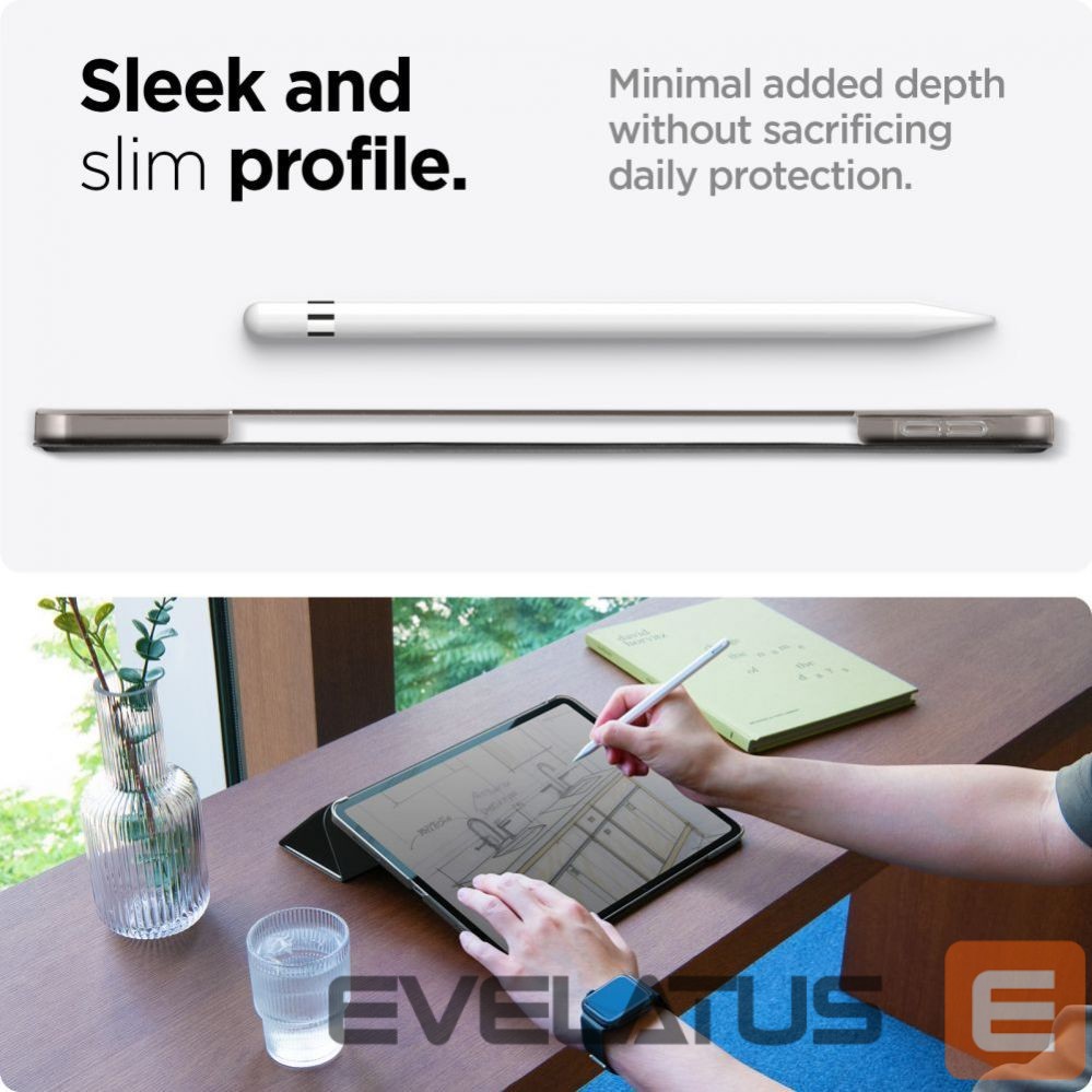 Nugarėlės dėklai Spigen Spigen Smart Fold Case for iPad Air 13" 2024 - Black