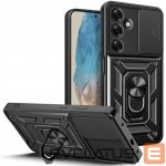 Nugarėlės dėklai Tech-Protect  Tech-Protect Camshield Pro Case for Samsung Galaxy M35 5G - Black 