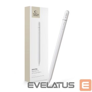 Pieštukas Tech-Protect  Tech-Protect Digital Magnetic Stylus Pen 3 Magnetic for iPad Tablet - White 