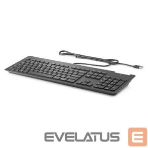 Kompiuterio klaviatūra HP  HP Slim USB Wired Keyboard - Smartcard - Black - EST 